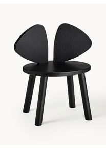 NOFRED Træstol til børn Mouse Sort Træ B 43 x D 28 cm