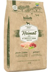 Bosch Heimat Sensitive Trockenfutter mit Landrind, 2,4kg