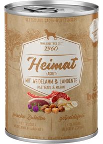 Bosch Heimat Nassfutter mit Lamm & Ente, 6x400g