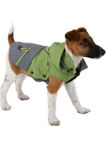 KERBL Pet Outdoor Vancouver Hundemantel, grün/grau, S