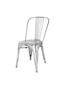 Bolero Cadeiras de bistrô feitas de aço galvanizado, 4 peças