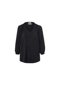 Tchibo - Koszulka z marszczeniem - dla pań - rozmiar M 40/42 - kolor: czarny