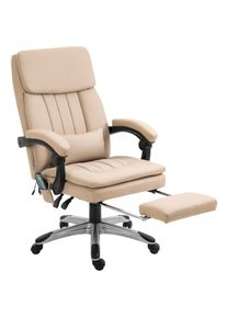 Vinsetto Poltrona Ufficio Massaggiante Regolabile e Reclinabile