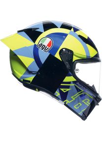 AGV Pista GP RR Soleluna 2022, kask integralny , kolor: Czarny/Neonowyowy-Ż&oacute;łty/Niebieski , rozmiar: XXL