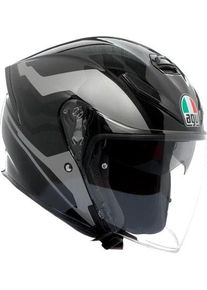 AGV K5 Jet Evo Tune, open face helmet , color: Grey/Black , size: XS