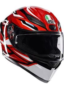 AGV K1 S Lion, full face helmet , color: Black/Red/White , size: L