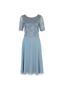 Vera Mont , Cocktailkleid »Cocktailkleid mit Spitze« , Bluish Grey , EURO , 52 -EURO , 52 , Passform: Ausgestellt