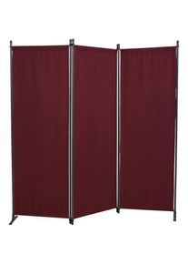 Angerer Freizeitm&ouml;bel, Paravent (B/H): ca. 170x165 cm, bordeaux, Acryl, B/H/T: 170 cm x 165 cm, bordeaux