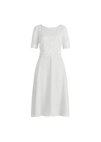 Vera Mont , Cocktailkleid »Cocktailkleid mit Spitze« , Rohweiß , EURO , 52 -EURO , 52 , Passform: Ausgestellt