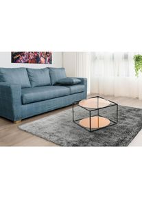 Kayoom , Beistelltisch »Cody, Beistelltisch in Würfelform, offenes, modernes Design« 1 Stk. tlg. moderne Kubusform mit runden Ablageflächen aus...