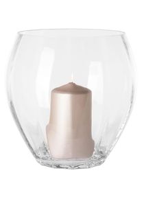 Fink, Tischvase &raquo;LILIAN&laquo; Vase aus Glas, Glasgef&auml;&szlig;, Windlicht, H&ouml;he ca. 25, 5 cm, klar, Glas, B/H/T: 25,5 cm &Oslash; 26 cm, klar