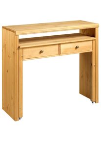 HEINE HOME , Schreibtisch 1 Stk. tlg. , gelaugt-geölt