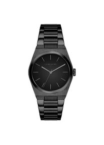 Liebeskind Berlin, Damen, Quarzuhr &raquo;Minimalist 45 mm&laquo; Armbanduhr, Damenuhr, Edelstahlarmband, analog, schwarz, schwarz, Klassische Armbanduhr