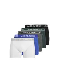 Jack & Jones Jack & Jones , Trunk »JACBLACK – Formschlüssige Boxershorts mit elastischem Bund« Packung, 5 Stk. tlg., unifarben, casual, körpernah, Jersey ,...