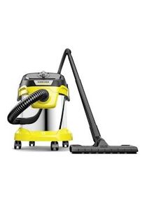 KAERCHER, bidone aspira solidi liquidi, 1000w,colore giallo inox