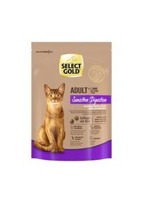SELECT GOLD Sensitive Digestion Croquettes pour Chat Adulte Volaille & riz 300 g