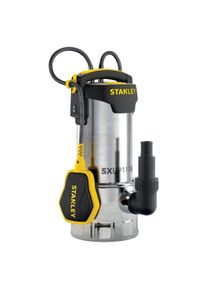 Bomba sumergible para aguas residuales 1100W - Bomba de vacío para sótano Flotador integrado Caudal máximo 16500 l/h Elevación 10,5 m Stanley