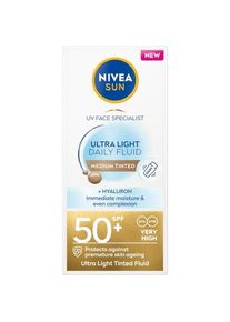 Nivea, Sonnencreme, Daily Fluid Medium Tinted SPF 50+ (Sonnencreme, Sonnencreme Gesicht, SPF 50+, 40 ml)