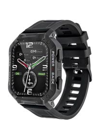 Watchmark Smartwatch Ultra Black Silicone Strap Sport Modes Durable IP67, Smartwatch