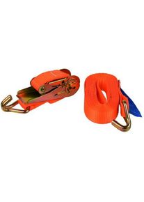 GEKO, Spanngurt + Ladungssicherung, Spanngurt mit ERGO-Ratsche und Haken, 4m/1T/25mm