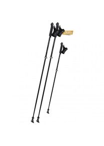 Komperdell Poniente Carbon Vario Nordic walking poles (105-125 cm, black/grey)