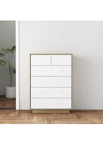 Otto Home Kommode »Blaire« kratzfeste Melaminoberfläche, ABS-Kanten und FSC-zertifiziertem Holz, Größe B/H/T: 80 cm x 110 cm x 40 cm