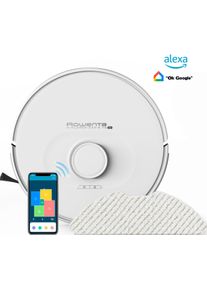 Rowenta Saugroboter »mit Wischfunktio und Absaugstation RR8567 X-Plorer Serie 75« ultra-präzise Laser-Navigation, saugen und wischen, 4-in-1...