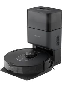 roborock Saugroboter »Q5 Max+ mit Wischfunktion, 5.500 PA Saukgraft, DuoRoller Bürste« automatische Staubentleerung, 240min max. Laufzeit in schwarz
