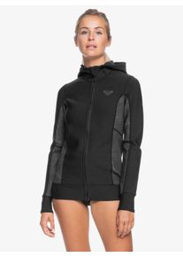 Roxy Neoprenjacke »1mm Syncro« mit Kapuze in schwarz, Größe S /165-170cm (50-69kg)