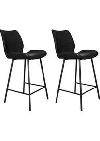 Barhocker-Set Barron 2er-Set ca. 47x99 cm Schwarz