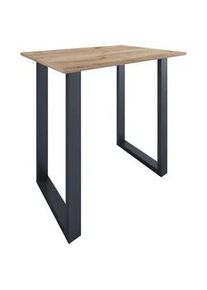 Vcm Bartisch XONA Honigeiche/ Schwarz ca.110x102x80cm