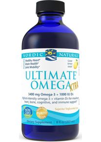 Nordic Naturals Ultimate Omega Xtra, 237 ml Flasche, Lemon