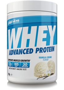 Per4m Whey Advanced Protein, 900 g Dose, Vanilla Creme
