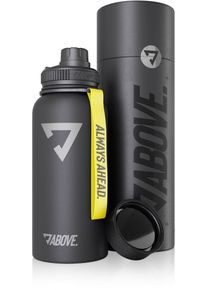 Above Edelstahl Thermoflasche, 950 ml, schwarz