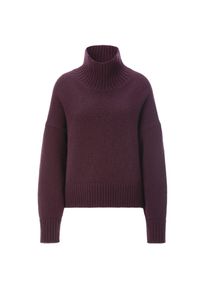 LANIUS Damenpullover Oversized Bordeaux 36