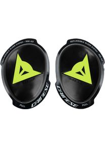 Dainese RSS 4.0, knee slider kit , color: Black/Neon-Yellow , size: One Size