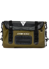Dainese Explorer 45L, saco de lona imperme&aacute;vel , cor: Preto/Verde-Azeitona , tamanho: 45 l