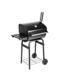TecTake Holzkohlegrill ,85 x 48 x 123 cm,schwarz , Schwarz , Metall , 48x123x85 cm , Ce , Grills, Holzkohlegriller