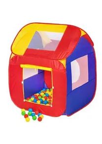 TecTake Spielzelt ,86 x 84 x 102 cm,bunt , Multicolor , Textil , 84x86 cm , Ce , Spielzeug, Kinderzelte