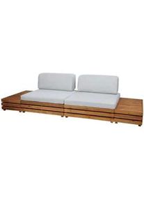 MCW Garten-Garnitur Schwarz, Hellgrau , Holz , Gartenmöbel, Gartengarnituren, Gartenmöbel-Sets