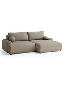 Maison de Reve Ecksofa MIT Schlaffunktion Tallin Beige Samtstoff , Textil , Füllung: Schaumstoff,Schaumstoff , L-Form,L-Form , 240x145 cm , Oeko-Tex® Standard 100, Hergestellt in Europa, FSC 100% , Wohnzimmer, Sofas & Couches, Wohnlandschaften, Ecksofas