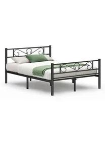 Boxxx Metallbett , Schwarz , Metall , 140x190 cm , in verschiedenen Größen erhältlich , Schlafzimmer, Betten, Metallbetten