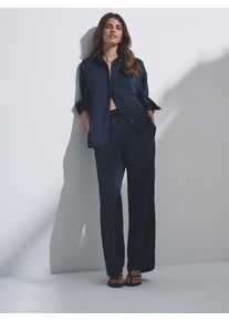 The Set Nohavicový kostým Ženy námornícka modrá 36