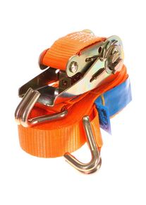 GEKO, Spanngurt + Ladungssicherung, Spanngurt mit ERGO-Ratsche und Haken, 6m/1T/25mm