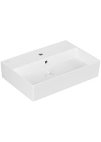 Villeroy & Boch Villeroy & Boch, Waschbecken, V&B Waschtisch MEMENTO 2.0 600x420mm m ÜL f 3-Loch-Armatur we C+ (420 mm, 600 mm)