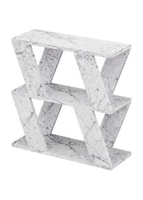 Decortie , Beistelltisch »LAZENA BEISTELLTISCH« Packung, 1 Stk. tlg. Leichte Montage, Lagerung, Platzsparend , Weißer Marmor Effekt