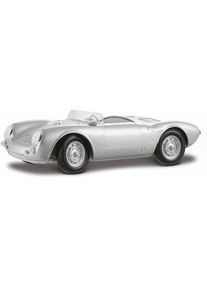 Maisto , Sammlerauto »Porsche 550A Spyder, 1:18, silberfarben« 1:18 mit Lenkung und Federung , silberfarben