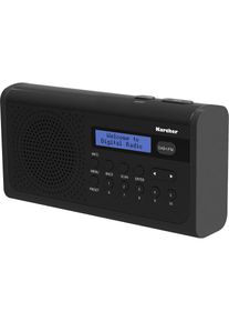 Kärcher Karcher , Digitalradio (DAB+) »DAB 2405« ( Digitalradio (DAB+) FM-Tuner UKW mit RDS ) Batteriebetrieben (4x AA) oder netzbetrieben, tragbares...