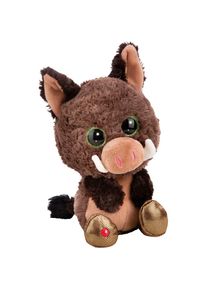 Nici , Kuscheltier »Glubschis, Wildschwein Truffle Fluffle 25 cm schlenkernd« , weiß