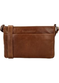 Hide & Stitches, Handtasche, Porto Schoudertas - Bruin - 100% Leer, Braun